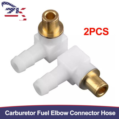 2X Fuel Fitting Elbow Hose Connector 692317 493496 494451