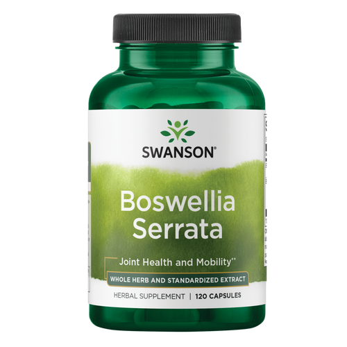 Swanson Boswellia Serrata - цельная трава и стандартизированный экстракт, 120 капсул