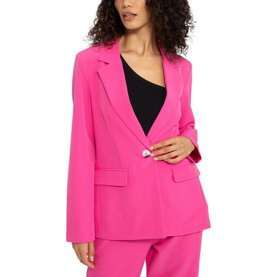 

Женский розовый многослойный пиджак Sanctuary Bryce с одной пуговицей  BHFO 1699, Bright pink