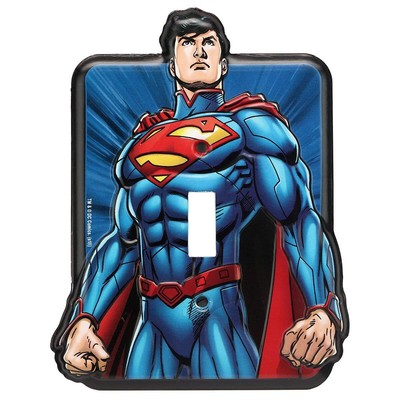 Металлическая крышка переключателя с тиснением DC Comics Superman