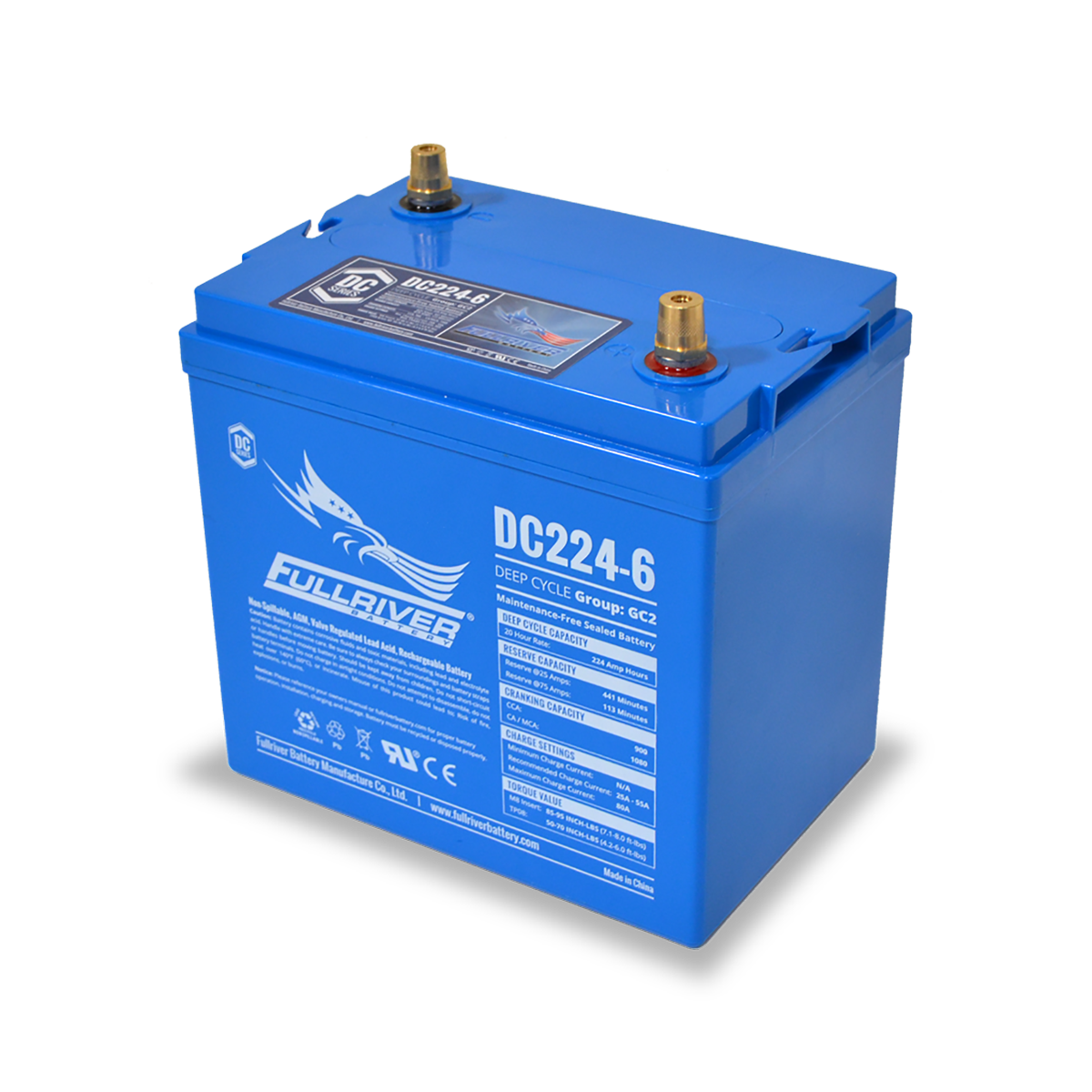 FULLRIVER DC 6V 224AH AGM BATTERY eBay