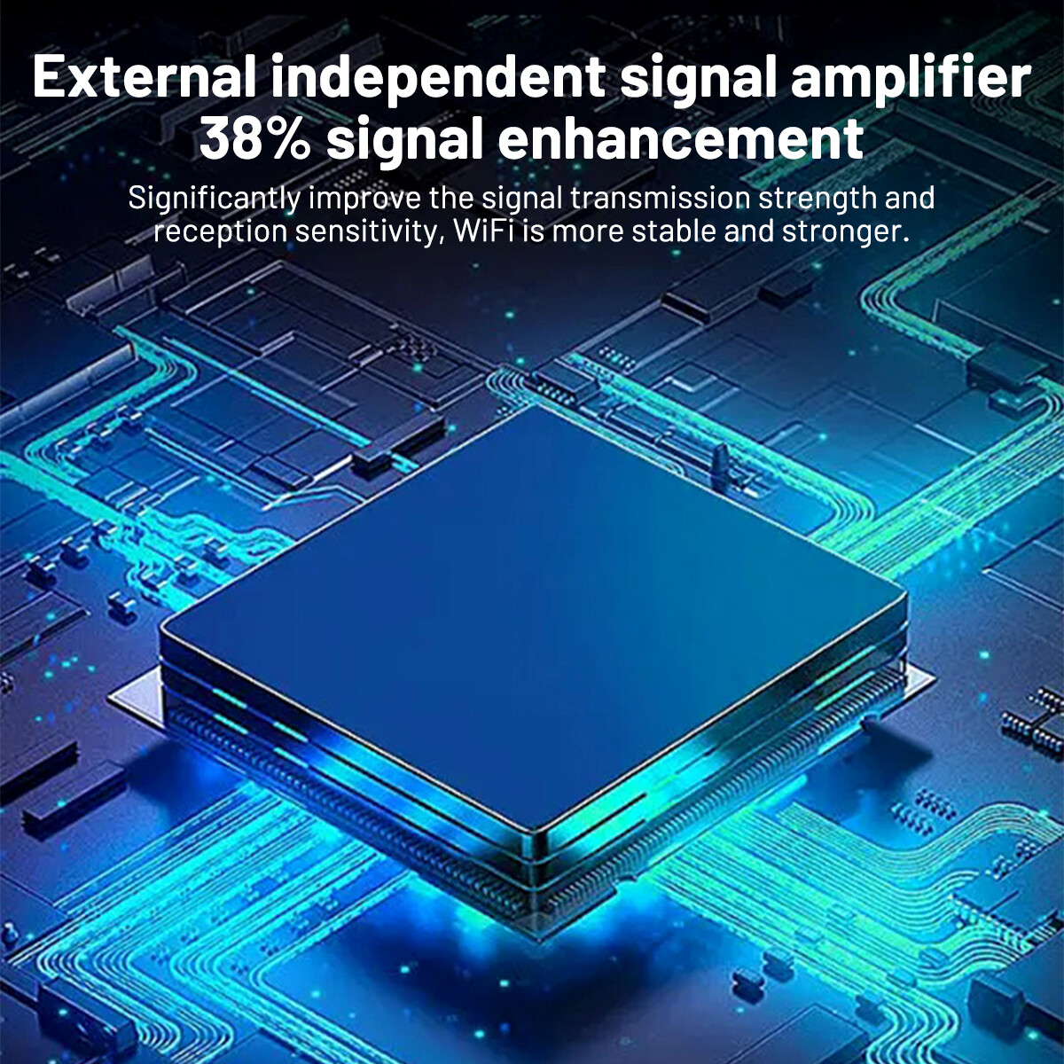 1200Mbps 5G Range Internet Extender Wifi Wireless Repeater Signal ...