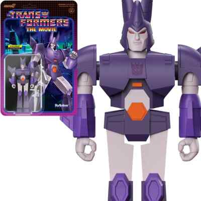 Cyclonus The Transformers Movie Super7 Reaction Action Figure