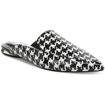 Женские слипоны Alfani Womens Serrise, ч/б, модельные мюли без шнуровки, 5.5 Medium (B,M) BHFO 5934