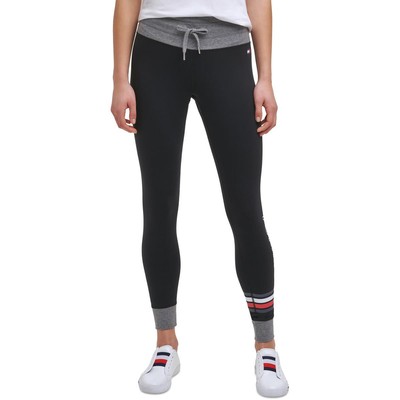 

Женские черные спортивные леггинсы с высокой посадкой Tommy Hilfiger Sport  BHFO 9459, Черный