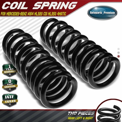2Pcs Rear Suspension Coil Springs for MercedesBenz W164 ML320 CDI