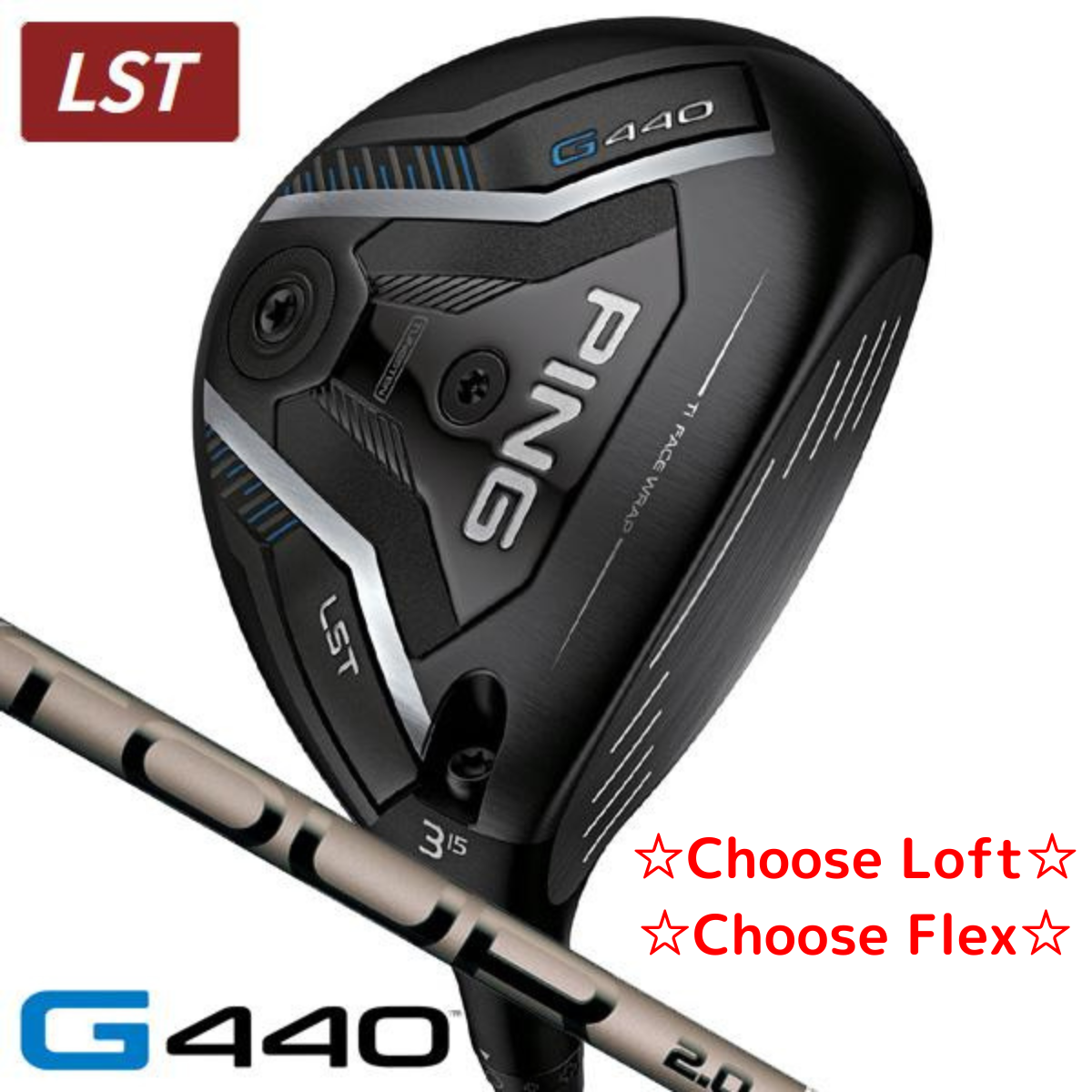 ピン G440 LST 3W TOUR 2.0 CHROME 65 S Ping G440 LST Fairway Wood PING TOUR 2.0 CHROME 65 Choose