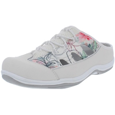 

Женские белые кроссовки с цветочным принтом Easy Street Barbara 10, средние (B,M) BHFO 6422, White leather/floral
