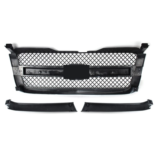 Summit White Grille w/ Black Mesh Insert For 2003-2007 Chevrolet Silverado 1500