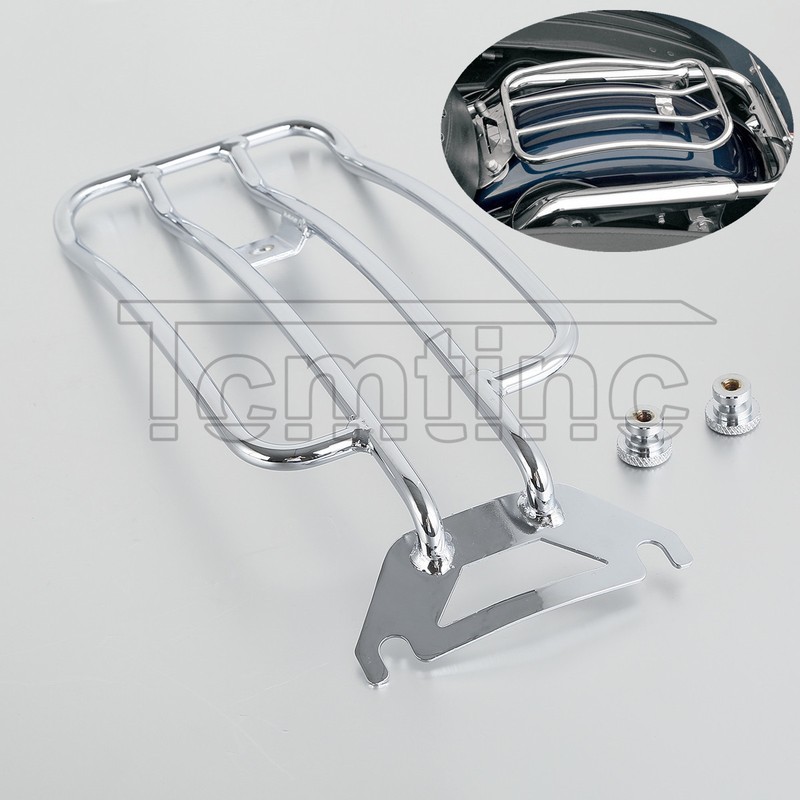 Rack Chrome Fit For Harley Touring Road King Classic 1998-2020