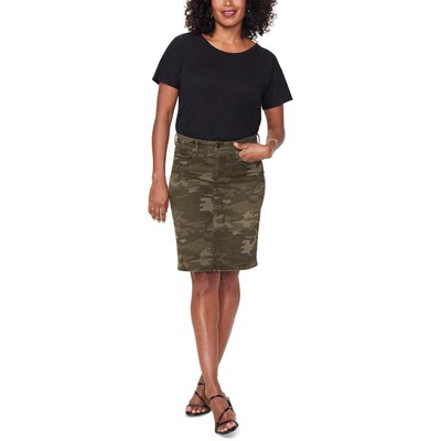

Женская джинсовая юбка NYDJ Green 5 Denim  BHFO 5431, Camo
