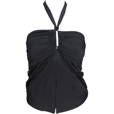 

Женский черный купальник с лямкой на бретельках Jones New York, раздельный купальник  BHFO 9849