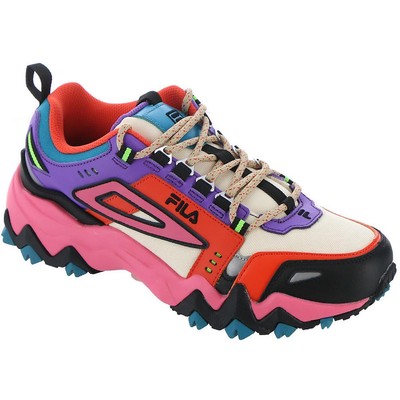 

Женские повседневные и модные кроссовки Fila Oakmont TR Orange 10 Medium (B,M) 9867, Pink/purple/black/blue