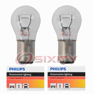 2 pc Philips Tail Light Bulbs for Nissan Quest 1993-1997 Electrical Lighting pz