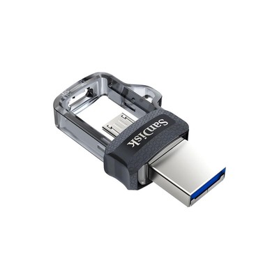 SanDisk 64 ГБ Ultra Dual m3.0 USB 3.0 и флэш-накопитель Micro USB #SDDD3-064G-A46