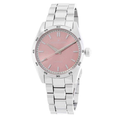 Часы Hamilton Jazzmaster Performer с автоматическим розовым циферблатом H36105171