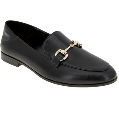 BCBGeneration Womens Zeldi Black Slip-On Loafers Shoes 8 Medium (B,M) BHFO 6334