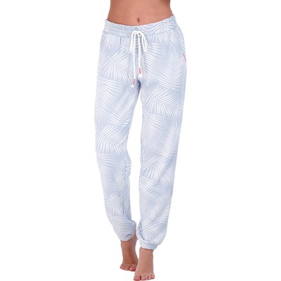 PJ Salvage Womens Tropical Blue Printed Sleepwear Lounge Pants M BHFO 0692