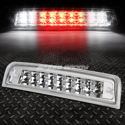 [2-РЯДНЫЙ СВЕТОДИОД] ДЛЯ ГРУЗОВОГО АВТОМОБИЛЯ 09-17 RAM ТРЕТИЙ ЗАДНИЙ СТОП-СИГНАЛ СТОП-СИГНАЛ ГРУЗОВОГО ФОНАРЯ ХРОМ