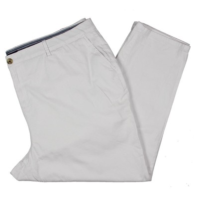 Tommy Hilfiger Womens Hampton White Slim Stretch Chino Pants Plus 16W BHFO 0027