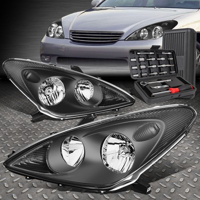 ДЛЯ 02-03 LEXUS ES300 2004 ES330 ЧЕРНЫЙ КОРПУС ФАР ГОЛОВНОГО СВЕТА + НАБОР ИНСТРУМЕНТОВ