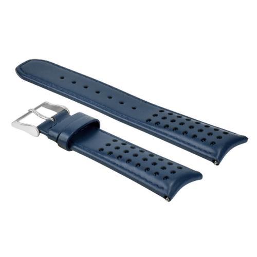 23MM BLUE ANGELS LEATHER STRAP WATCH BAND FOR CITIZEN AT8020-03L SPRING BAR REMO