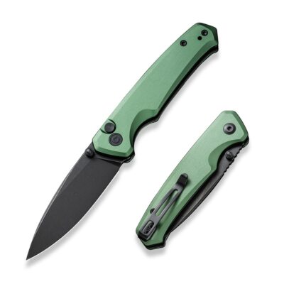 New Civivi Altus Button Lock Green Folding Poket Knife C20076-5
