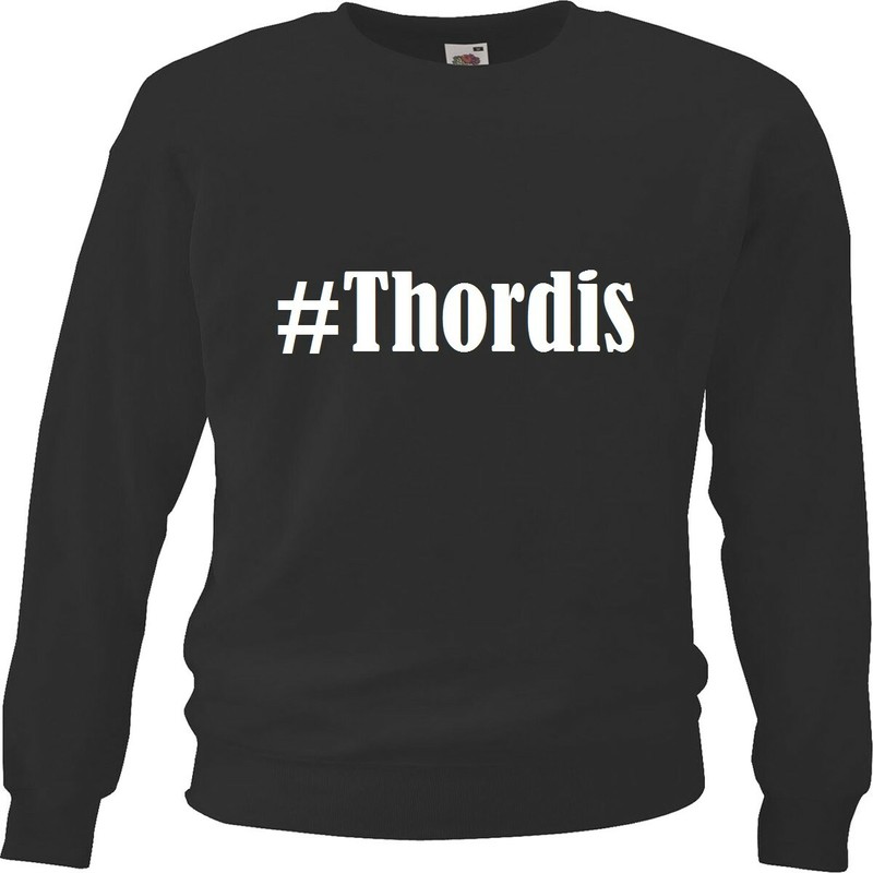 Sweatshirt Sweater #Thordis FÃ¼R Damen Herren Kinder Farben Schwarz Weiss