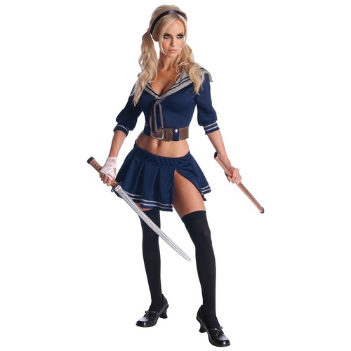 Babydoll Costume Adult Sucker Punch Baby Doll Cosplay Fancy Dress