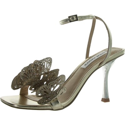 Steve Madden Женские золотые слипоны AZariah на ремешке на щиколотке 6.5 Medium (B,M) BHFO 4879