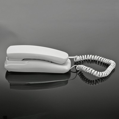 White Wall Mount Home Corded Phone Telephone Business Office Desktop US