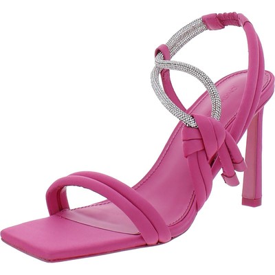 Женские атласные туфли Cassie розового цвета Jonathan Simkhai на каблуке 40 см(B,M) BHFO 0424