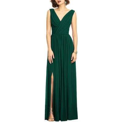 Женское зеленое вечернее платье из коллекции Dessy от Vivian Diamond, 8 BHFO 4831
