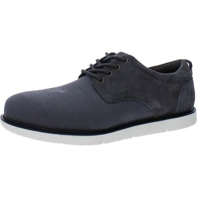 Toms Mens Navi Oxford Серые замшевые оксфорды на шнуровке 11 Medium (D) BHFO 1046