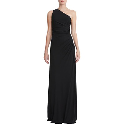 

Женское вечернее платье макси на одно плечо Halston Amira с украшением BHFO 6416, Черный