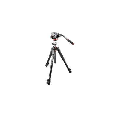 Трехсекционный алюминиевый штатив Manfrotto MT055XPRO3 с жидкостной видеоголовой MVH502AH