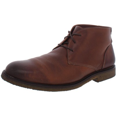 

Мужские кожаные ботинки чукка на шнуровке Johnston - Murphy Copeland BHFO 5895, Red brown oiled wr, Copeland