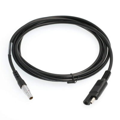 12V External Battery Power Cable 7 Pin to SAE 2-Pin for Trimble R7 R8 R10 GPS GN
