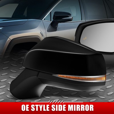 ДЛЯ 19-20 TOYOTA RAV4 OE STYLE С ЭЛЕКТРОПРИВОДОМ + ПОДОГРЕВОМ + BSD + ПОДСВЕТКА ЛЕВОГО БОКОВОГО ЗЕРКАЛА