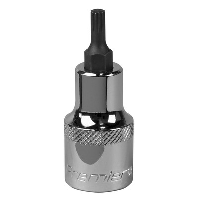 Sealey Premier SBS010 Spline Socket Bit M5 1/2''Sq Drive