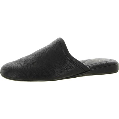 

LB Evans Mens Aristocrat Black Scuff Slippers Shoes 12 Medium (D) BHFO 2065, Черный