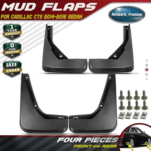 4x Splash Guards Mudguards Mudflap Front & Rear for Cadillac CTS Sedan 20142016 eBay