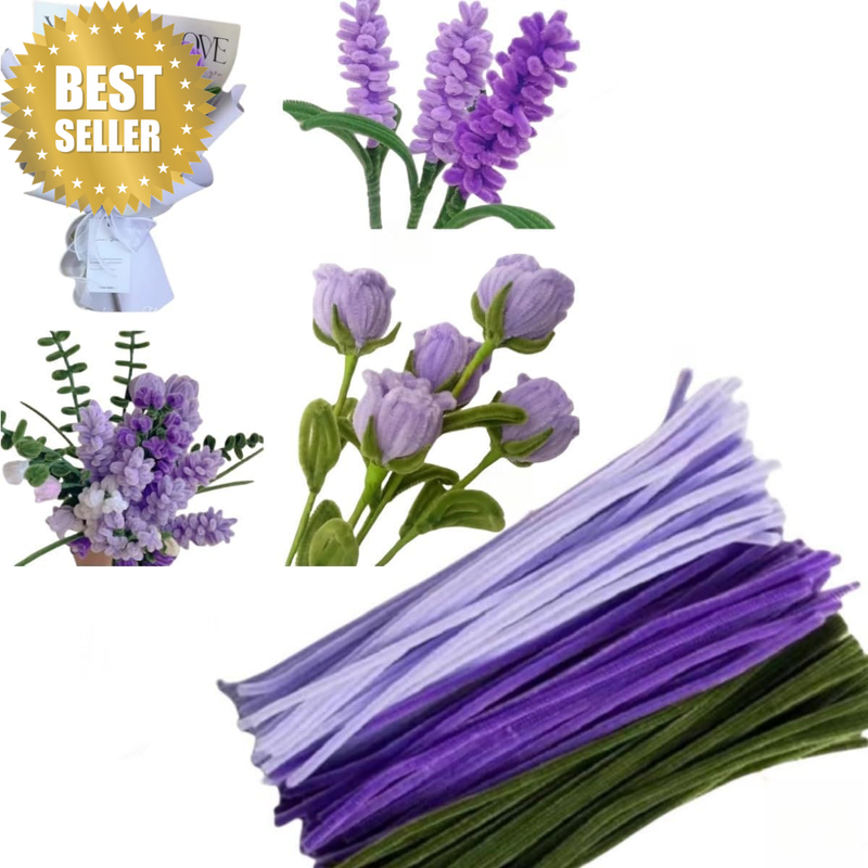Pipe Cleaners for Flower Making and DIY Crafts, Chenille Stems for Creative Proj