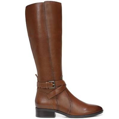 Женские сапоги до колена Naturalizer Rena коричневого цвета шириной 8,5 см (C, D, W) BHFO 2404