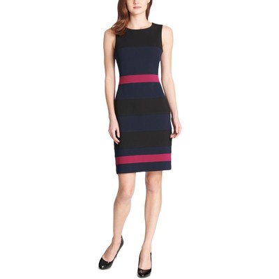 Женское черное рабочее платье без рукавов Tommy Hilfiger 6 BHFO 7362
