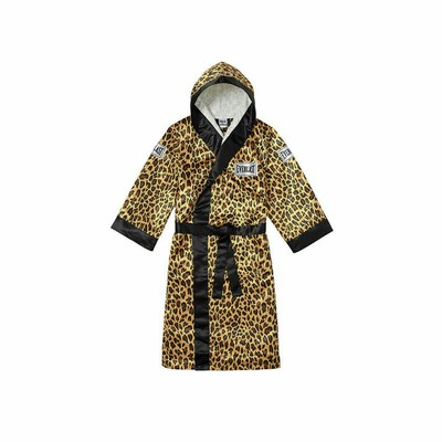 supreme everlast satin hooded boxing robe red