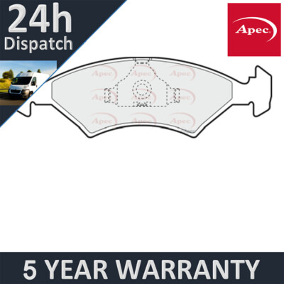 Fits Ford Fiesta Sierra Escort P100 Apec Front Rear Brake Pads Set 87FX2K021GA