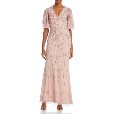 Aidan by Aidan Mattox Женское розовое сетчатое официальное вечернее платье 6 BHFO 3275