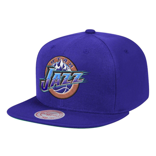 Мужская кепка Mitchell & Ness Purple NBA Utah Jazz Team Ground HWC Snapback - OSFA