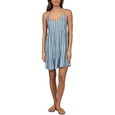 

Hurley Женское мини-платье в синюю полоску, летнее мини-платье  BHFO 2326, Tessa stripe